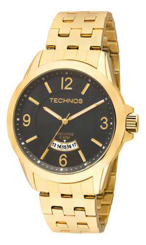 Relógio Technos Kit Executive Com Carteira - 2115ksd/k4p
