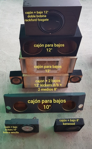 Imagen 1 de 1 de Cajones Musica Para Carros Usados