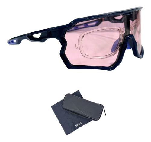 Óculos De Sol Evoke Evk 39 D01p Alta Performance Blue Pink