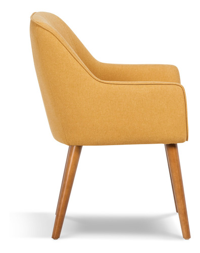Imagen 4 de 9 de Rosen Poltrona Matildatela Amarilla