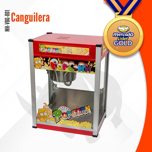 Imagen 4 de 4 de Maquina Canguilera Palomitas De Maíz Pop Corn - Ecuador