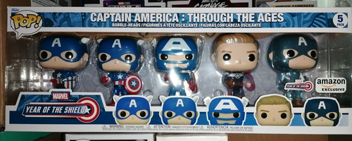 Funko Set Exclusivo Captain America