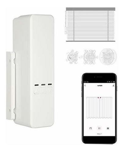 Motor Inteligente Wifi Rf Para Cortinas Persianas De Cadena