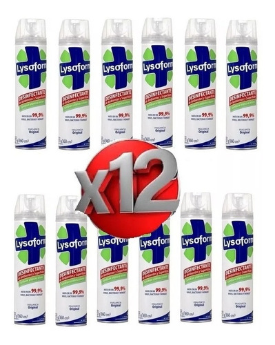 Lysoform Aerosol Desinfectante Mata Virus Y Bacterias Nuevo