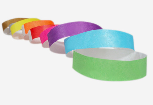 Pulseras Identificación Tyvek Sin Impresión 700 Unidades