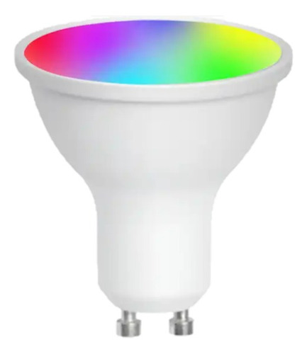 Bombillo Led Inteligente Rgbcw Wifi 5,5w Multicolor Gu10 Vii