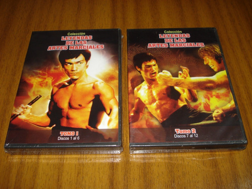 Box Dvd Artes Marciales Bruce Lee (nuevo Y Sellado) 12 Dvds