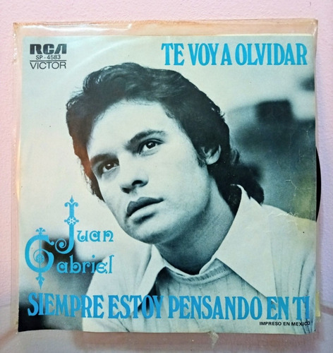 Juan Gabriel Te Voy A Olvidar Vinil 45 Rpm Promo