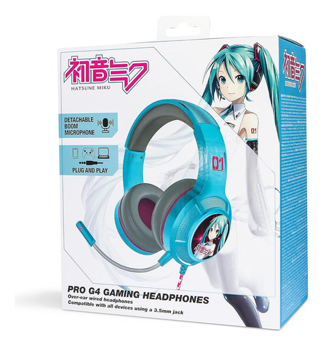 Headset Alámbrico Hatsune Miku OTL