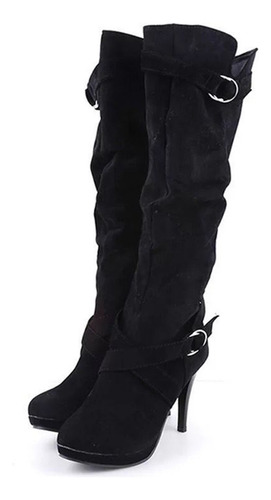 O Botas De Invierno Para Mujer, Talla Grande, Para Suela Pun