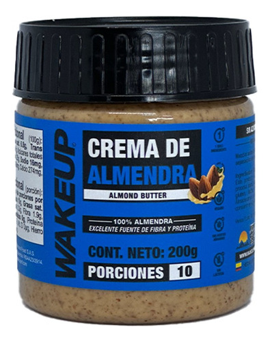 Crema De Almendra Wakeup - g a $150