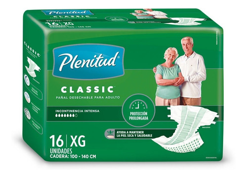 Pañal Para Adultos Plenitud Classic X 16 Unidades