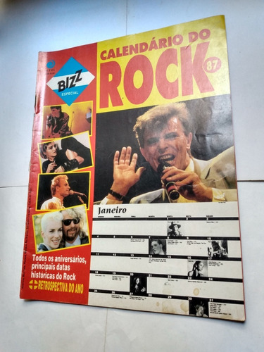 Calendario Do Rock 1987 