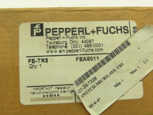 Pepperl Fuchs Fe-tr3 Tr Logic Modules 12vdc Output Ssc