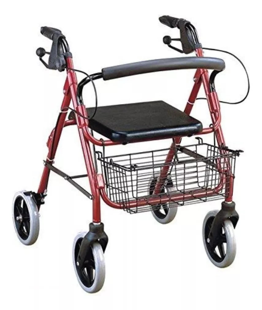 Tercera imagen para búsqueda de andador ortopedico con ruedas y freno movilidad andadores