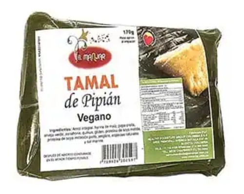 Tamal De Pipián Vegano X 3 Und