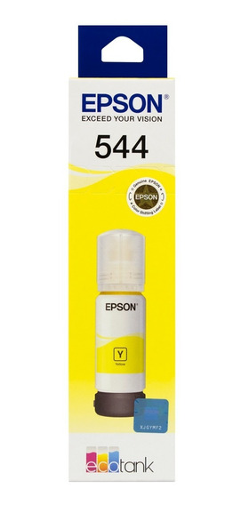 Refil Tinta Original Epson T544 Amarelo - T544420 | MercadoLivre
