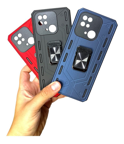 Funda Poco C40 | Xiaomi Redmi 10c Protector Case Rudo + Mica