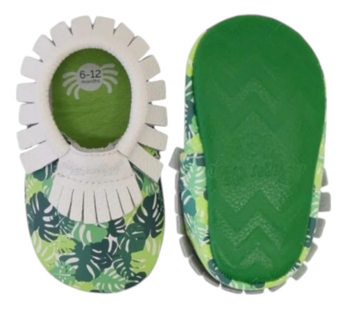 Mocasines Para Bebe De Piel 6 - 12 Meses