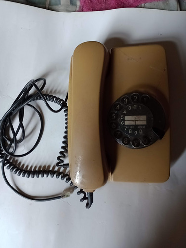 Telefono De  Disco Antiguo Funcionando En Bue Estadoo