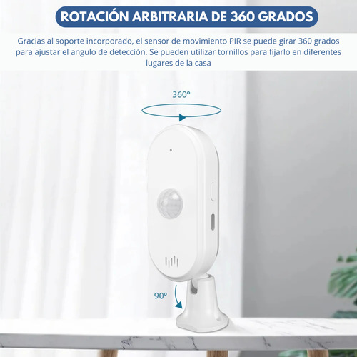 Alarma Sirena Wifi 30w Con Sensor Movimiento App Alexa