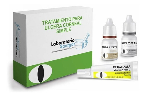 Santgar Tratamiento Para Úlcera Corneal Simple Perros/gatos 