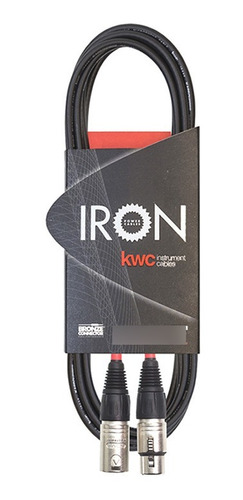 Cable Microfono Kwc Iron 242 Canon/canon Standard 6 Mts