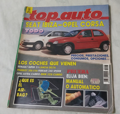 Revista Top Auto Nro. 4 -abril Del Año 1993 