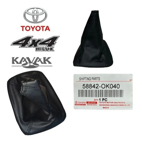 Forro Negro Palanca Toyota Fortuner Hilux Kavak 4x4 4.0 L