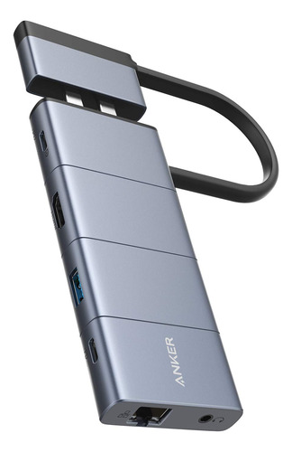 Concentrador Anker Para Macbook Pd Hdmi Ethernet