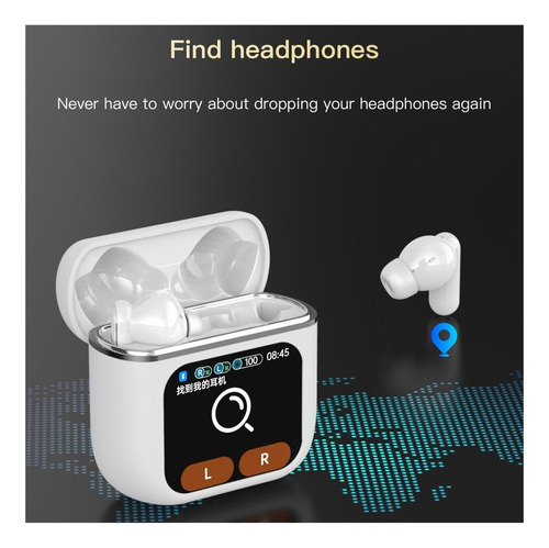 Auricular Bluetooth Táctil Con Cancelación De Ruido Tws