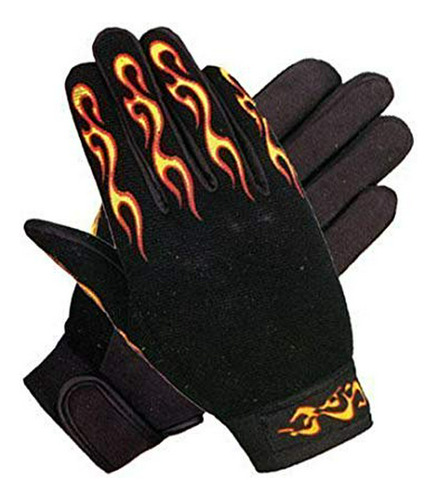 Guantes Mecánicos De Tela Negra Xelement Xg148459