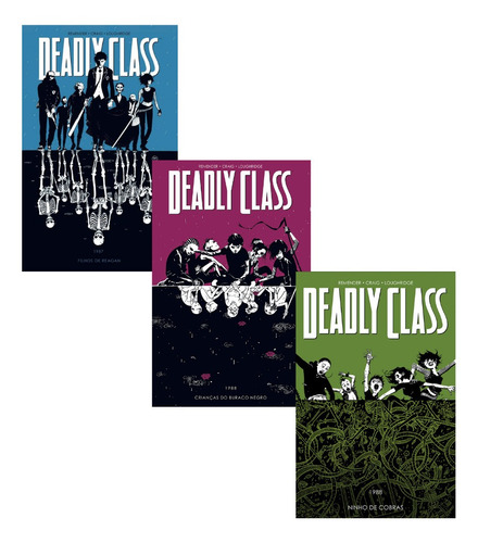 Deadly Class Combo - Volume 1, 2 E 3 - Hqs Devir