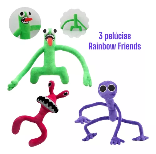 Boneco Pelúcia Verde Green Rainbow Friends Roblox 30cm