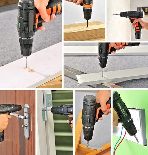 Imagen 6 de 10 de Atornillador Taladro Eléctrico Inalámbrico De 16,8 V