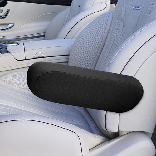 Funda De Reposabrazos Universal M De Tela Negra Para Coches