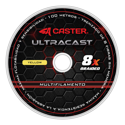 Multifilamento Caster Ultracast 8x 0.18mm 600m