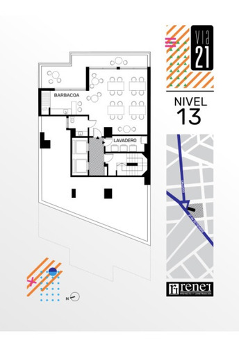 Imagen 10 de 11 de Venta Apartamento Monoambiente Pocitos Edificio Via 21