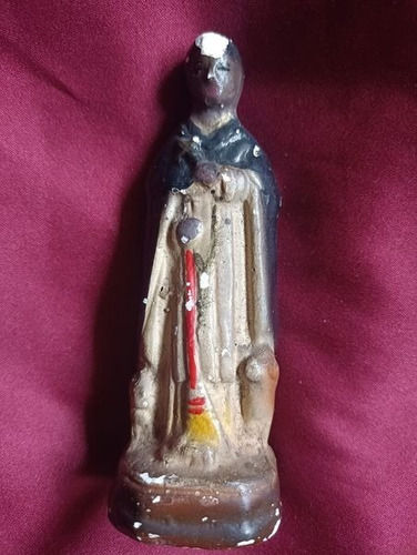 Imagen San  Martin Antiguo Religioso Bulto Cristo  E1