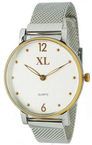 Reloj Xl Extra Large Moda Metal Dama Xl758