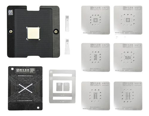 Amaoe Emmc 6en1 Reballing Bga254-221-186-169-162-153 0.15mm