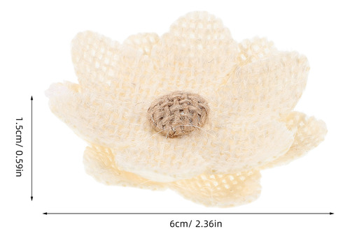 10 Peças De Flores De Serapilheira: Flor Rústica, Floral De