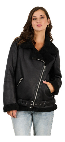 Chaqueta Biker Chiporro Aviadora Mujer Polemic