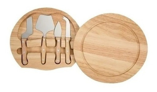 Imagem 1 de 3 de Tabua Queijos Frios Kit Queijo 5 Peças De Luxo Na Promoção