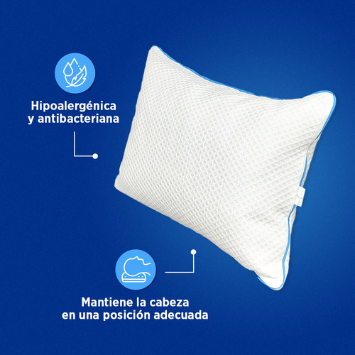 Pack 2 Almohadas Dream Memory Foam Tamaño Estándar 60 X 40