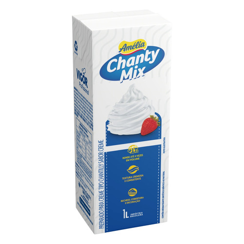 Imagem 3 de 4 de Chantilly Creme Amélia Chanty Mix Caixa 1l