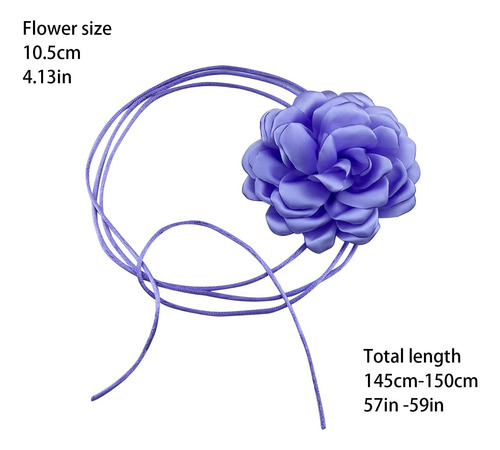 Gargantilla De Flores Vanstyle Para Mujer, Collar De Flores