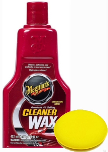 Cera,meguiars,cleaner Wax Liquid,tratamiento Acrilico,brillo Y Proteccion 