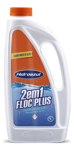 Clarificante Para Piscina Floc Plus 1l Hidroazul Decantador 