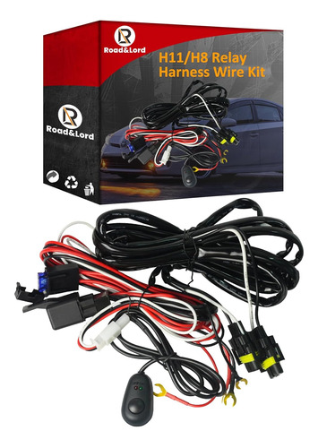 H11 H8 Kit De Cables De Arnés De Relé Con Interruptor De Enc